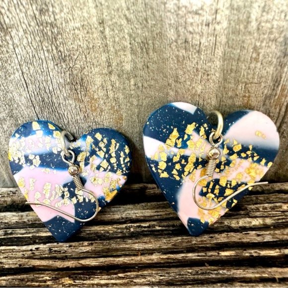 Hand made Light weight Sweet Heart statement Earrings - Gorgeous Jewellery - Picture 10 of 10